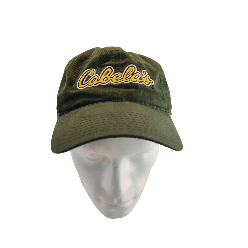 Cabela's Hat Adult Green Hat Adjustable Hat Cap One Size Cap